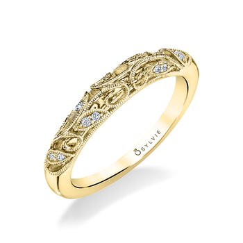 Vintage Wedding Band - Roial BS1392