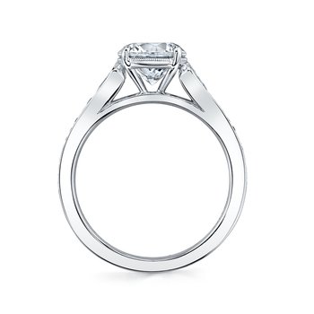 Round Cut Unique Engagement Ring - Esmeralda S2504