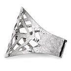 Leslie's Sterling Silver Rhodium-Plated Adjustable Ring QLR112