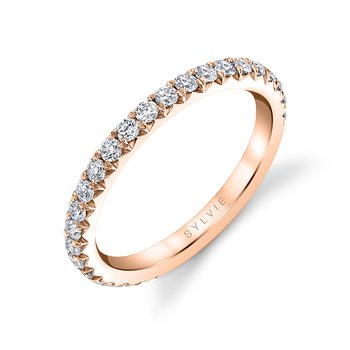 Thick Pave Wedding Band - Vanessa BS2593