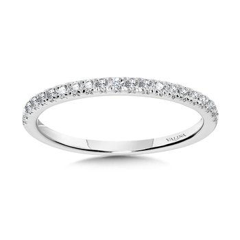 Straight Diamond Wedding Band R1141BW-SR