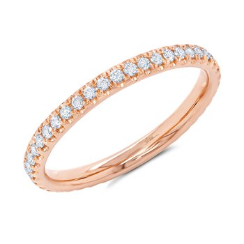 0.41Ct 14K R/G Diamond Eternity Lady'S Band Sz 7.5 SC22005280EZ
