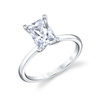 Cushion Cut Solitaire Engagement Ring - Dominique S1955