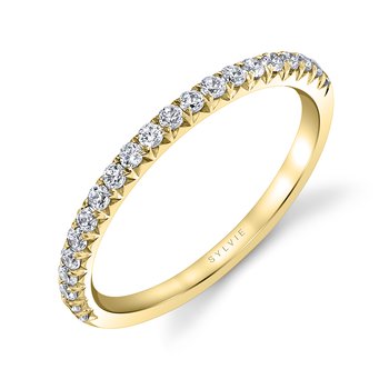 Shared Prong Wedding Band - Harmonie BS1944
