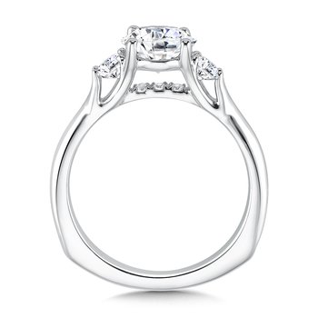Three Stone Diamond Engagement Ring R9590W