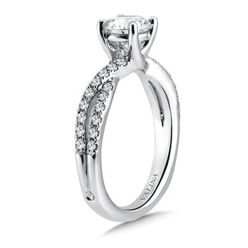 crisscross Engagement Ring R9952W