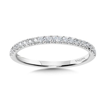 Straight Diamond Wedding Band R1142BW-SR
