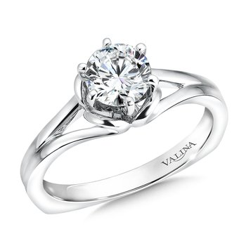 Diamond Solitaire Engagement Ring R9372W