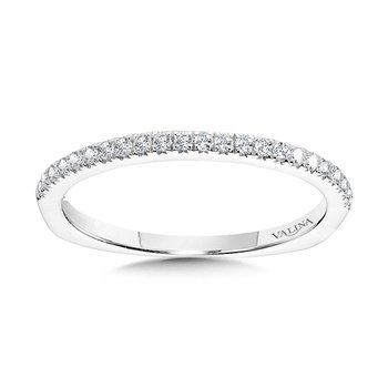 Straight Diamond Wedding Band R1161BW