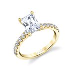 Sylvie Oval Cut Classic Engagement Ring - Aimee S2060