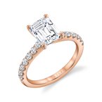 Sylvie Oval Cut Classic Engagement Ring - Aimee S2060