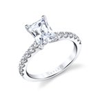 Sylvie Oval Cut Classic Engagement Ring - Aimee S2060