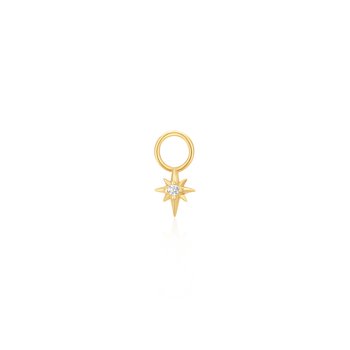 Gold Star Earring Charm EC048-03G