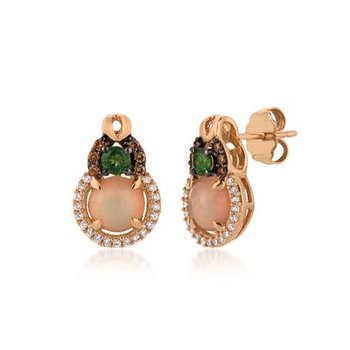  14K Strawberry Gold® Neopolitan Opal™ 7/8 cts. TQTI 6