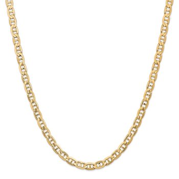 14K 6.25mm Concave Anchor Chain 1318