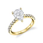 Sylvie Oval Cut Classic Engagement Ring - Aimee S2060