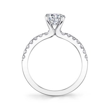 Cushion Cut Classic Engagement Ring - Celeste S1498