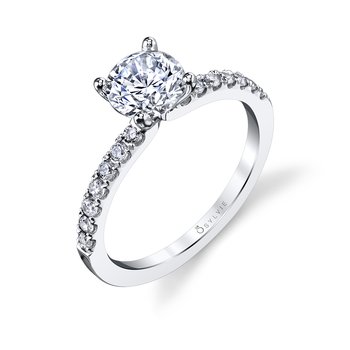 Cushion Cut Classic Engagement Ring - Celeste S1498