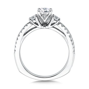 Three Stone Diamond Engagement Ring R9507W