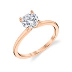 Sylvie Round Cut Solitaire Engagement Ring - Amelia S1426