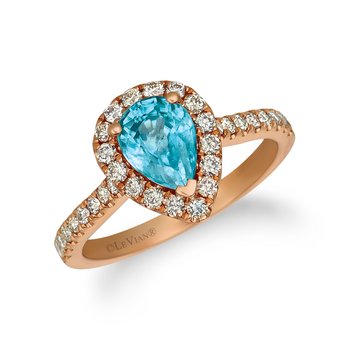  14K Strawberry Gold® Blueberry Zircon™ 1 1/2 cts. Ring TRCO 7CR
