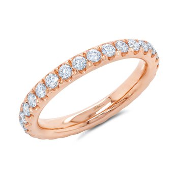 1.21Ct 14K R/G Diamond Eternity Band Sz 7 SC22004433EZ