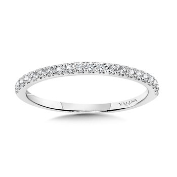 Straight Diamond Wedding Band R1145BW-SR