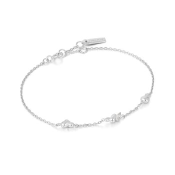 Silver Twisted Wave Chain Bracelet B050-01H