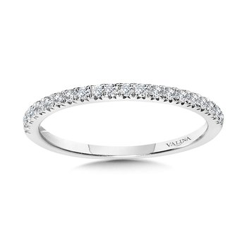 Straight Diamond Wedding Band R1146BW-SR