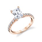 Sylvie Oval Cut Classic Engagement Ring - Aimee S2060