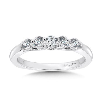 Five-Stone Diamond Wedding Band  R1086BW