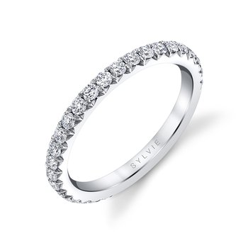 Thick Pave Wedding Band - Vanessa BS2593