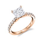 Sylvie Oval Cut Classic Engagement Ring - Aimee S2060