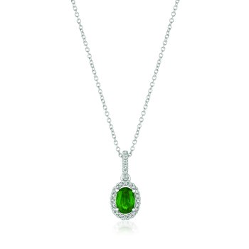  14K Vanilla Gold® Costa Smeralda Emeralds™ 1/3 cts. Pendant TRGO 16