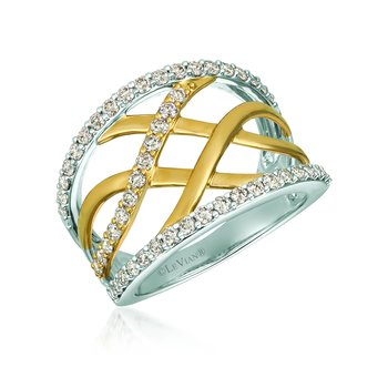  14K Two Tone Gold Ring TRCE 51