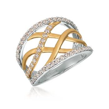  14K Two Tone Gold Ring TRCE 51