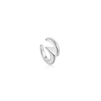 Silver Spike Wrap Ear Cuff E051-01H