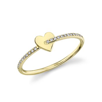0.07Ct 14K Y/G Diamond Heart Ring SC55020729
