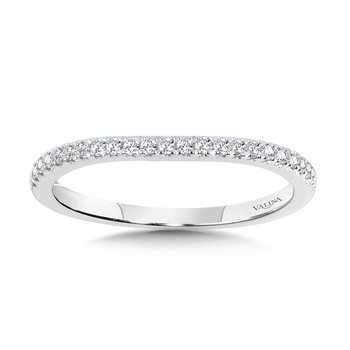 Curved Diamond Wedding Band R1125BW-SR