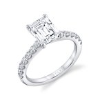 Sylvie Oval Cut Classic Engagement Ring - Aimee S2060