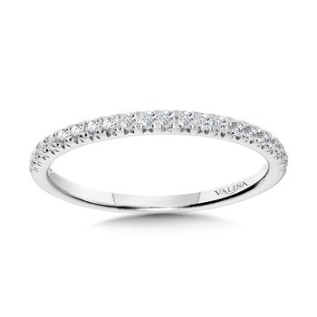 Straight Diamond Wedding Band R1150BW-SR