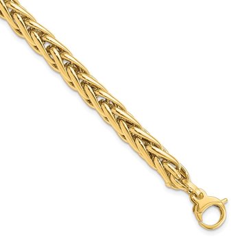14K Polished Fancy Link Bracelet LF792-7.5