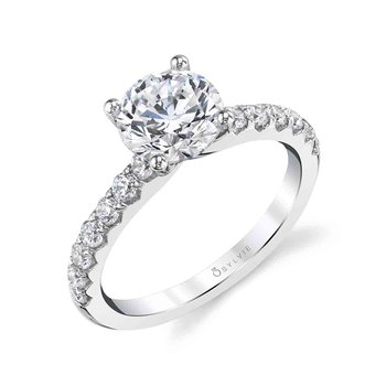 Oval Cut Classic Engagement Ring - Aimee S2060