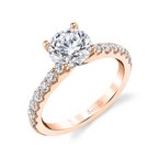 Sylvie Oval Cut Classic Engagement Ring - Aimee S2060