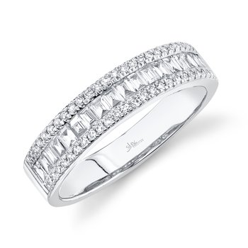 0.55Ct 14K W/G Diamond Baguette Lady'S Band SC55004917