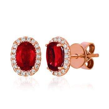  14K Strawberry Gold® Passion Ruby™ 7/8 cts. Earrings TRGO 9