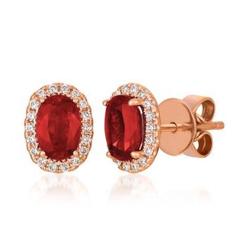  14K Strawberry Gold® Passion Ruby™ 7/8 cts. Earrings TRGO 9