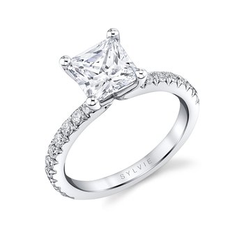 Round Cut Classic Engagement Ring - Vanessa S2593