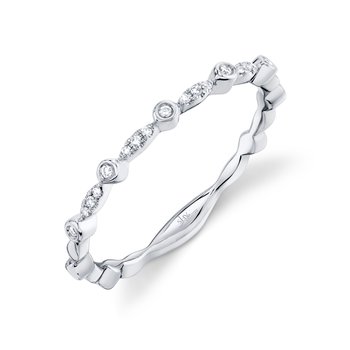 0.06Ct 14K W/G Diamond Lady'S Band SC55005122