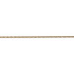 Leslie's 14K 1mm D/C Spiga Chain Anklet 7235